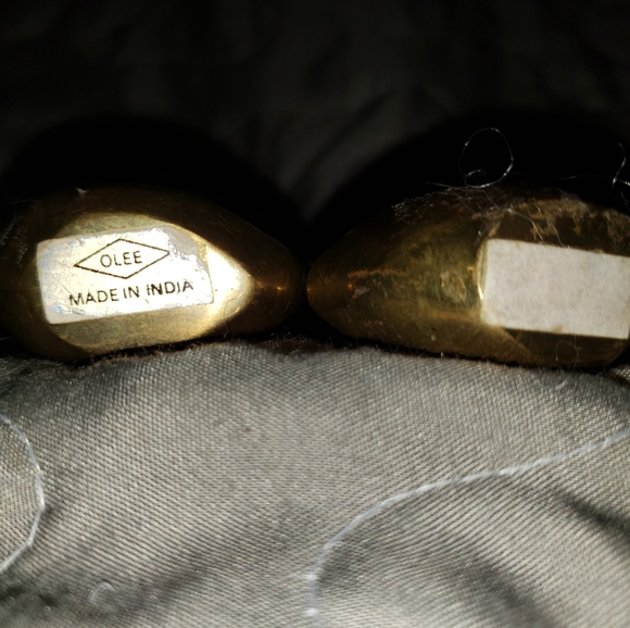 Vintage Brass Ducks Olee Made in India - Picture 4 of 4